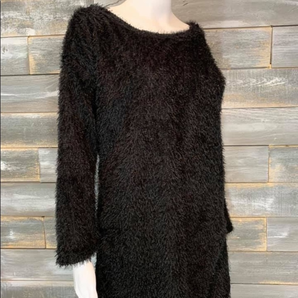 Black Fuzzy Sweater